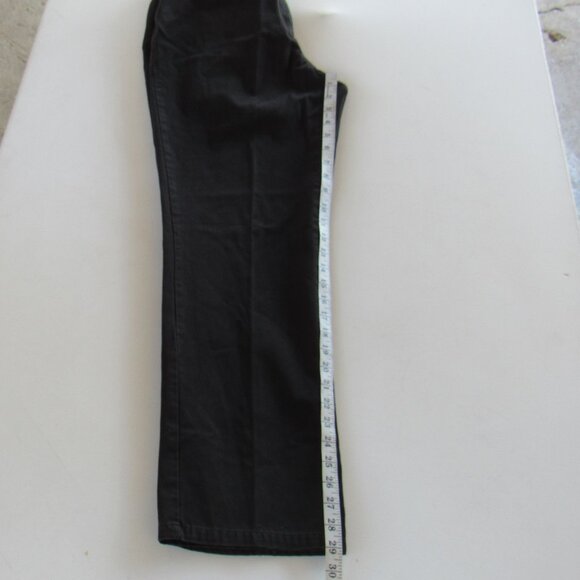 Emma James Women's Black Casual Trousers Pants Flat Front Waistband Size 14 - Picture 10 of 12